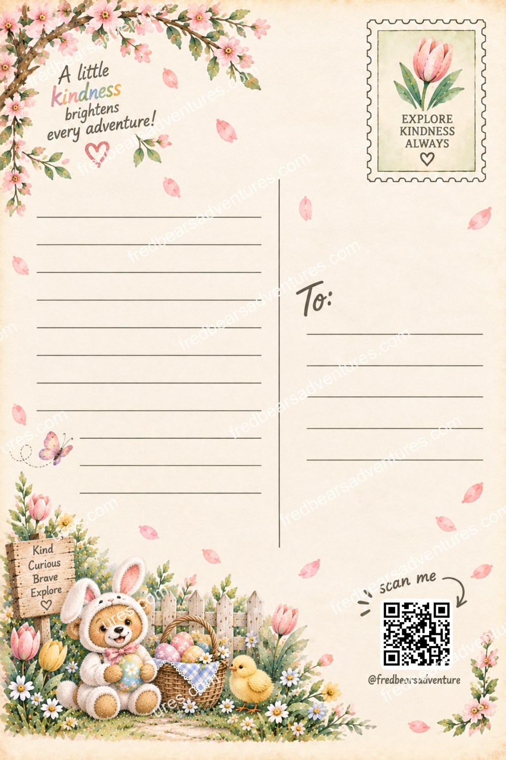 Easter Postcard — back